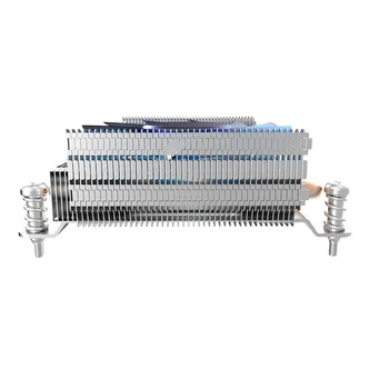 Pccooler S85/S89 27mm ultra-subțire CPU Cooler radiator Pentru HTPC 1U mini caz, toate-in-unul de 80mm PWM ventilator de răcire Pentru Intel 775 115X