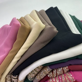10 buc/lot de Moda Eșarfă Bubble Sifon Hijab Warp Eșarfe Pentru Femei Stralucitor Val de Aur Voaluri Musulman Eșarfă