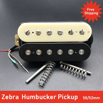 Humbucker Chitara Preluare Dublu Bobina LP Chitara Electrica Preluare Zebra Neck si Bridge Pickup pentru LP Electric Guitarra