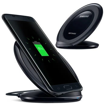 Original Samsung Rapid de Încărcare Qi Wireless Charger Pentru Samsung Galaxy S10 S9 S8 S7 Edge Plus Nota 10 + / iPhone 8 Plus X EP-NG930