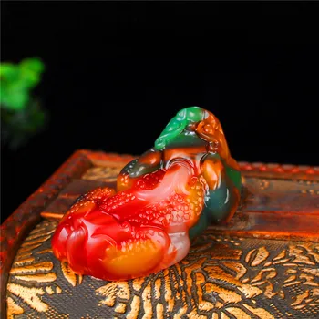 Naturale Xinjiang Culoare Jad Pi xiu Jad Pandantiv Bijuterii Norocos Exorciza spiritele rele de bun augur Amuleta de Jad Pandantiv Bijuterii Fine