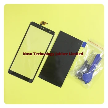 Wyieno Negru Original Touchscreen Pentru Mobil BQ BQ-6010G Practic 6010g Ecran Tactil Digitizer panou de Sticlă, lentilă de sticlă Display LCD