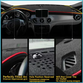 Tabloul de bord Capacul de Protecție a Evita Lumina Mat pentru Hyundai Santa Fe 2007 2008 2009 2010 2011 2012 CM Parasolar Covor Accesorii Auto