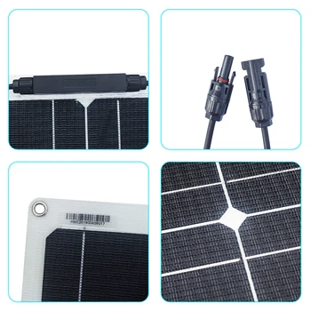 XINPUGUANG Brand Panou Solar de 100W, 200w ETEF Flexibilă baterie de 12V incarcator de celule solare Monocristaline pentru baterie kit sistem de china