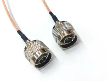 10BUC 50 ohm N Bărbat LA N de sex Masculin Jumper RG316 Cablu adaptor Conector