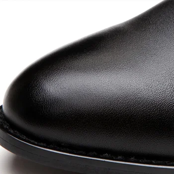2020 Toamna Iarna Pantofi Barbati din Piele Glezna Cizme de Moda Nituri Bărbați Chelsea Cizme de Pluș Cald pentru Iarna Rece A126