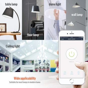 15W LED Smart Bulb Rece&Cald de Lumină Inteligent Wifi Bec Lucra Cu Alexa si Google Acasa 220V Control Vocal E27/B22 Inteligent Lampa