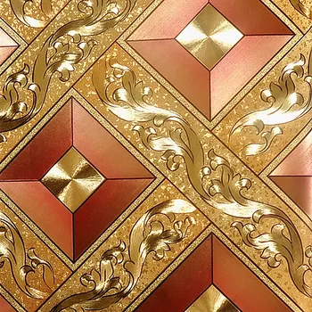 PAYSOTA Mozaic de Lux Sclipici Tapet de Fundal de Perete Lucios Folie de Aur tapet Tavan, Perete de Hârtie Tapet