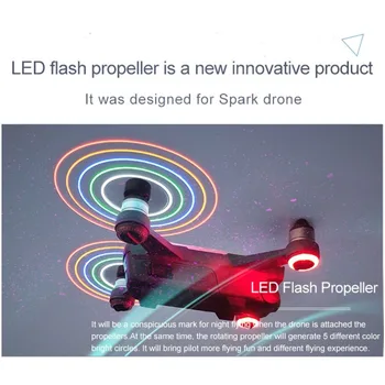 4730 LED Flash Eliberare Rapidă CW CCW Elice Lame de Recuzită Piese de Schimb Pentru DJI Scânteie RC Drone Quadcopter Aeronave UAV
