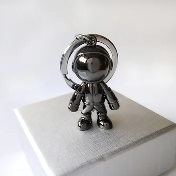 Noul Robot Astronaut Model de Masina Breloc Bărbați Cheie Lanț Negru Masina de Lux Breloc Cadou de Ziua Farmecul Breloc Scrisoare Breloc