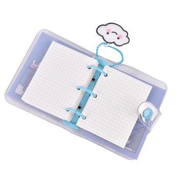 Mini PVC Frunze Vrac Jurnal NOU Buzunar Transparent Mic Jurnal de Călător Notebook-uri de Desene animate Drăguț DIY Planificator Notepad