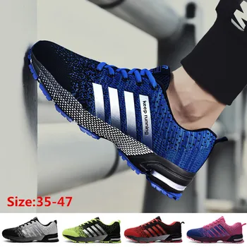 Moda Femei și Bărbați Respirabil Pantofi de Alergare în aer liber de Sport Adidasi Unisex
