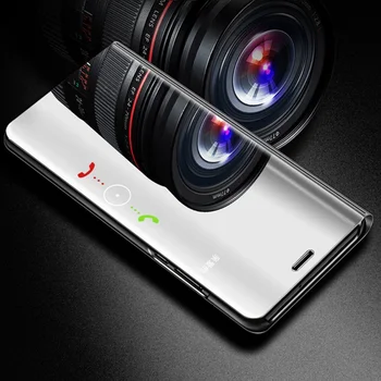 Smart Cazuri Pentru Xiaomi Mi A3 8 Lite A1 A2 Max 3 Oglinda Caz Flip Caz de Telefon Pentru Xiaomi Redmi 6 6A Nota 5 6 Pro Nota 3 4 4X 5A