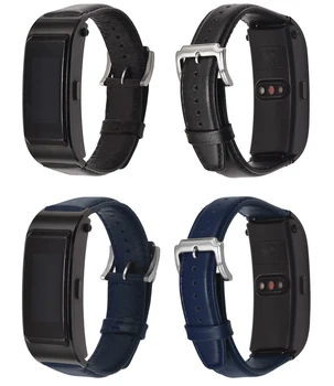 18mm din Piele Watchband Pentru Huawei B5 1 Ceas Inteligent Benzi Curele Catarama Fluture Înlocuire brățară de metal Brățară