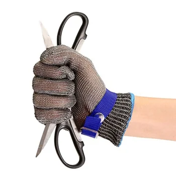 Durabil în aer liber Protecter Măcelar Proteja Carne de Mănuși Anti-tăiere oțel mănuși de protecție clasa a 5-mănuși