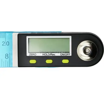 Portabil 200/300 mm Raportor Digital Inclinometru Electronic Goniometru Digital Unghi Finder Pătrat din Oțel Inoxidabil Unghi Rigla