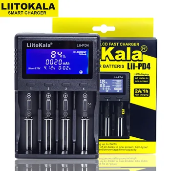 LiitoKala Lii-500S PD4 S6 500 încărcător de baterie De 3.7 V 18650 26650 21700 1.2 V ni-mh AA baterii AAA Testa capacitatea bateriei