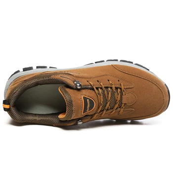 Oamenii Non-Alunecare în aer liber, Drumeții Pantofi Mărimea 39-49 Fierbinte de Vânzare Pantofi de Piele Barbati piele de Vacă Confortabil Adidasi Casual Barbati Pantofi de Tenis