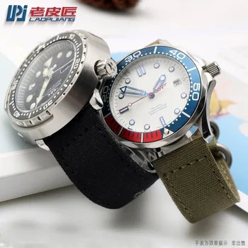 Laopijiang de nailon, curele de ceas 18mm 20mm 22mm 24mm NATO zulu curea de pânză groasă de watchband sport eliberare rapidă bara de trupa ceas