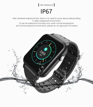 Y6 pro inteligent ceas IP67 rezistent la apa de ritm cardiac tensiunea arterială ecartament pas fitness tracker Android IOS pentru xiaomi, huawei smartwatch
