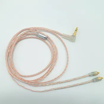 ALO Referință 8 IEM Cablu audio 8 Core HIFI Casti Cablu 4.4 mm Mufă Conector MMCX Pentru Andromeda Orion Atlas w60 SE535