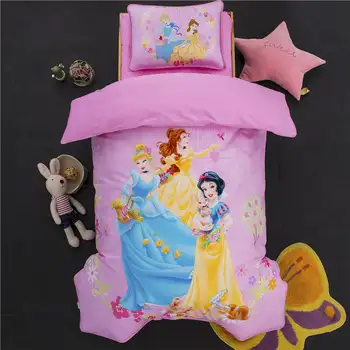 Roz Disney Frozen Elsa set de lenjerie de Pat pentru Fete Copilul 47