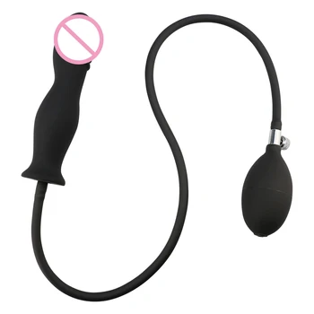 Silicon Gonflabil Mare Anal Plug Max 12cm Vibrator Pompa Dilatator Anal Expander Dop de Fund de Prostata pentru Masaj Jucarii Sexuale pentru Barbati Femei