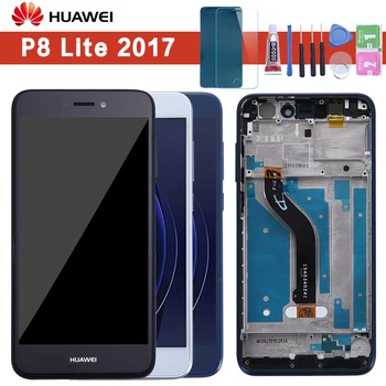 Pentru Huawei P9 Lite 2017 Display LCD Touch Ecran Pentru Huawei P9 Lite 2017 LCD Cu Rama P8 lite 2017 PRA LA1 LX1 LX2 LX3