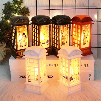 Decor de crăciun LED-uri de Crăciun Ceai Lumina Lumanarea Pomul de Craciun Ornament Pandantiv Pentru Decor Acasă Navidad Cadou Ambarcațiunile Lumina