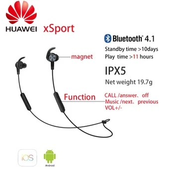Huawei am61 onoare xSports de Funcționare căști fără Fir, căști Bluetooth rezistent la apa aptX cu microfon pentru telefon apple sumsung s8