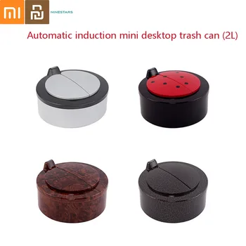 Ninestars NST Inteligent Birou de gunoi de inducție acasă desktop mini coș de gunoi de masă gunoi bomboane de stocare găleată De la xiaomi youpin