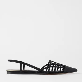 Pantofi pentru femei de Vară 2020 Nou Casual gol Plat cu Sandale negre Pantofi Pantofi plat pentru femei