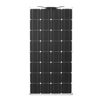 Panouri solare 100w, 200w flexibil panou solar kit cu 10A/20A controler de încărcare solar 12v panouri solare pentru camping masina acasa acoperiș