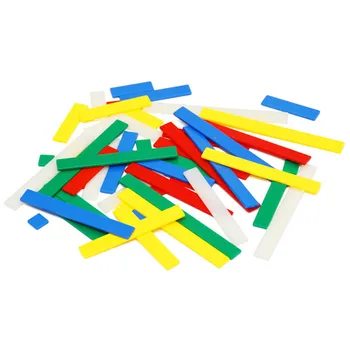 50Pcs Nou de Plastic Montessori Aritmetică Conducători Devreme Educative Matematica de Învățare de Numărare Matematice Conducător de Jucărie pentru copii