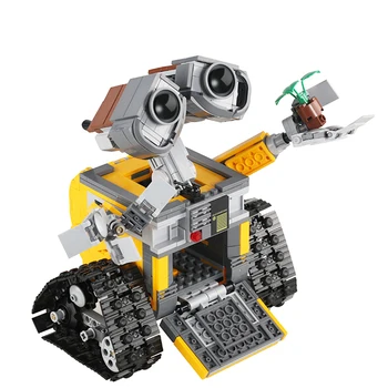 687pcs Wali Robot Creative Știință Tehnologie Personificarea Blocuri Caramizi DIY de Învățământ Technic Jucarii de Copii