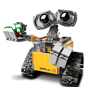 687pcs Wali Robot Creative Știință Tehnologie Personificarea Blocuri Caramizi DIY de Învățământ Technic Jucarii de Copii