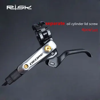 RISC UN Întreg Separată/Ulei Cilindru Capac Șuruburi pentru Shimano Bicicleta Maneta de Frână Disc de Titan Fix Șurub de Biciclete de Frână Hidraulic Bolt