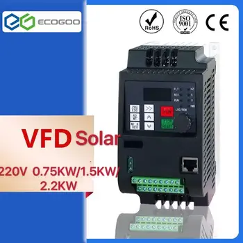 VFD solare Convertor Invertor cu Mppt 0.75kw1.5kw 2.2 kw 4kw La AC DC cu 3 Faze Intrare pentru pompa de Apa solare