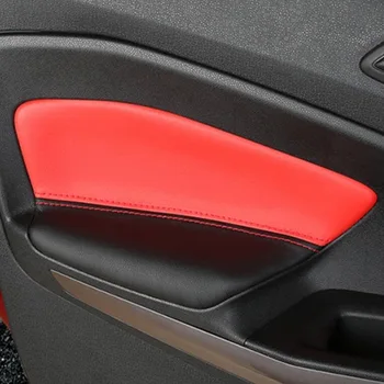 Tonlinker Acoperi Autocolante pentru Ford Ecosport 2018 Styling Auto 4 BUC PU Piele Interior Ușa se ocupe poziția a Acoperi autocolante