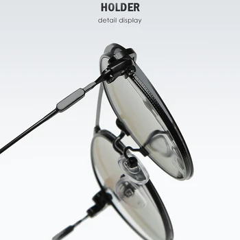 Clip Pe ochelari de Soare Magnetic Bărbați Rotund Ochelari de Soare Femei Moda Retro Ochelari rotunzi UV400 Cadru Metalic Ochelari de lentes gafas de