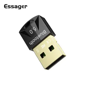 Essager Bluetooth USB 5.0 Adaptor Dongle Pentru Calculator PC Mouse Wireless Keyboard PS4 Aux Bluetooth Audio 5 Receptor Adaptor