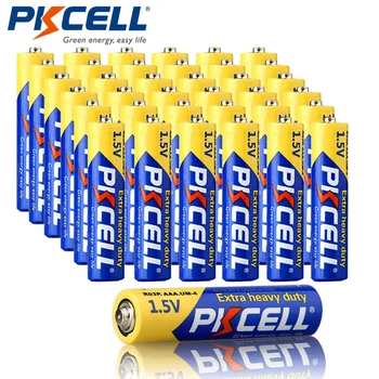 30X PKCELL 1.5 V Baterii AAA Temperatura de Măsurare Metru baterie Zinc Carbon Unică Utilizare a Bateriei de Carbon Uscat Baterie 3A Bateries
