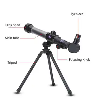 În Aer Liber Monocular Spațiu Telescop Astronomic Cu Trepied Portabil Spotting Domeniul De Aplicare Telescop Pentru Copii Educative Pentru Copii De Jucarie Cadou