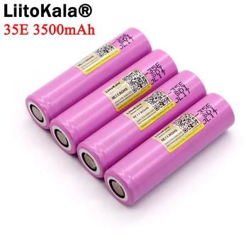 8-40PCS Liitokala 18650-35E original baterie de litiu de putere 3500mAh 3.7 v 25A putere mare INR18650 pentru unelte electrice