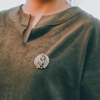 Vanssey Moda Vintage Albine Stup Perle Naturale Cubi Ziconia Emailate Broșă Pin Petrecere de Nunta Accesorii pentru Femei 2018 Noi
