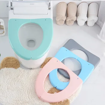 Deplasați Scaunul De Toaletă Mat Pliere Olita Seat Pad Mat Impermeabil Reutilizabile Toaletă Adult Loc Capacul Sanitare Toliet Husa Scaunului