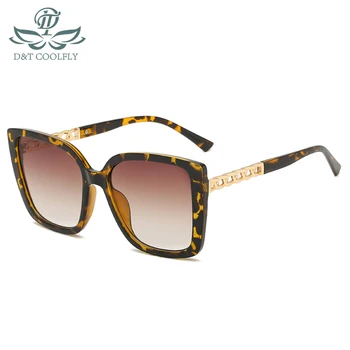 D&T 2020 Noua Moda Ochi de Pisică ochelari de Soare Femei Barbati Brand de Lux de Designer Culoare Lentile PC Cadru Pătrat Sexy Scut ochelari de Soare UV400