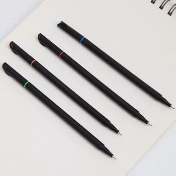 12 24 Culori 0,4 mm Fibre Marker Fineliners Acuarela pe Baza de Desen Schiță de Artă Pictură Vârf de Pâslă Fină Linie Cârlig Pen