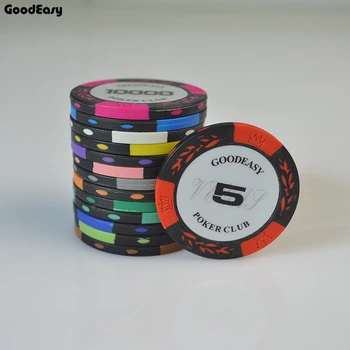 25PCS/Lot Texas Hold ' em Lut Poker Chip Seturi de Joc Mahjong Joc de Poker Monedă Profesionale Personalizate de Poker Chip Fabrica de en-Gros