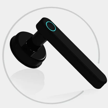 Bluetooth Blocare TTLOCK Acasă Inteligent de Blocare a Ușii Alexa Google acasa Biometric de amprente de blocare Mâner Electric de Blocare usi din Lemn
